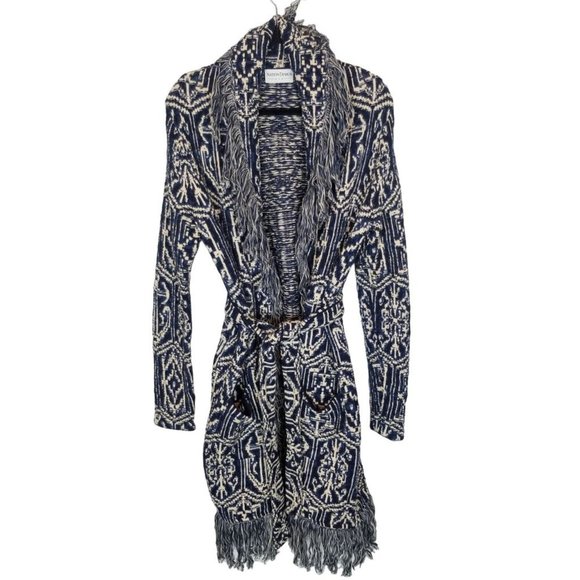 National Design Unisex Tribal Print Fringe Trim Lo - Picture 1 of 8